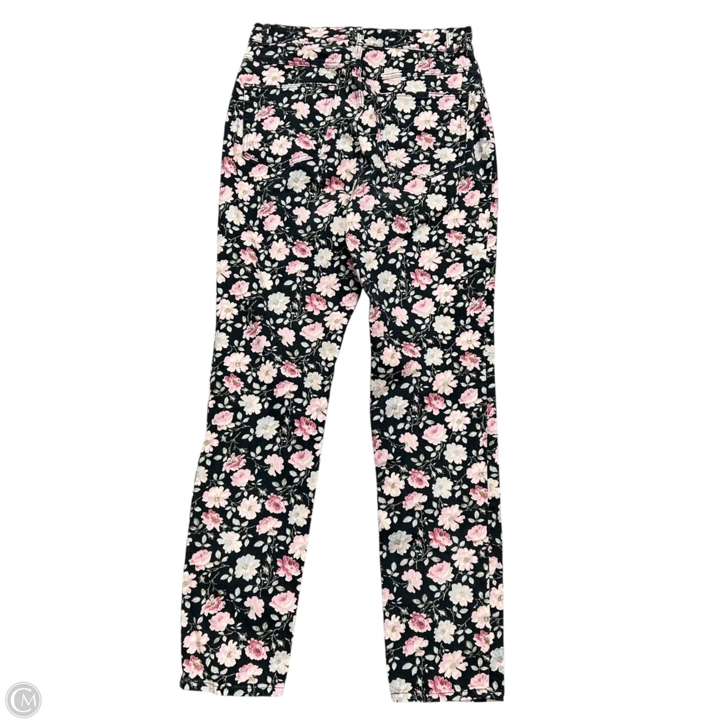 Jeans Skinny By Rebecca Taylor In Floral Print, Size: 6