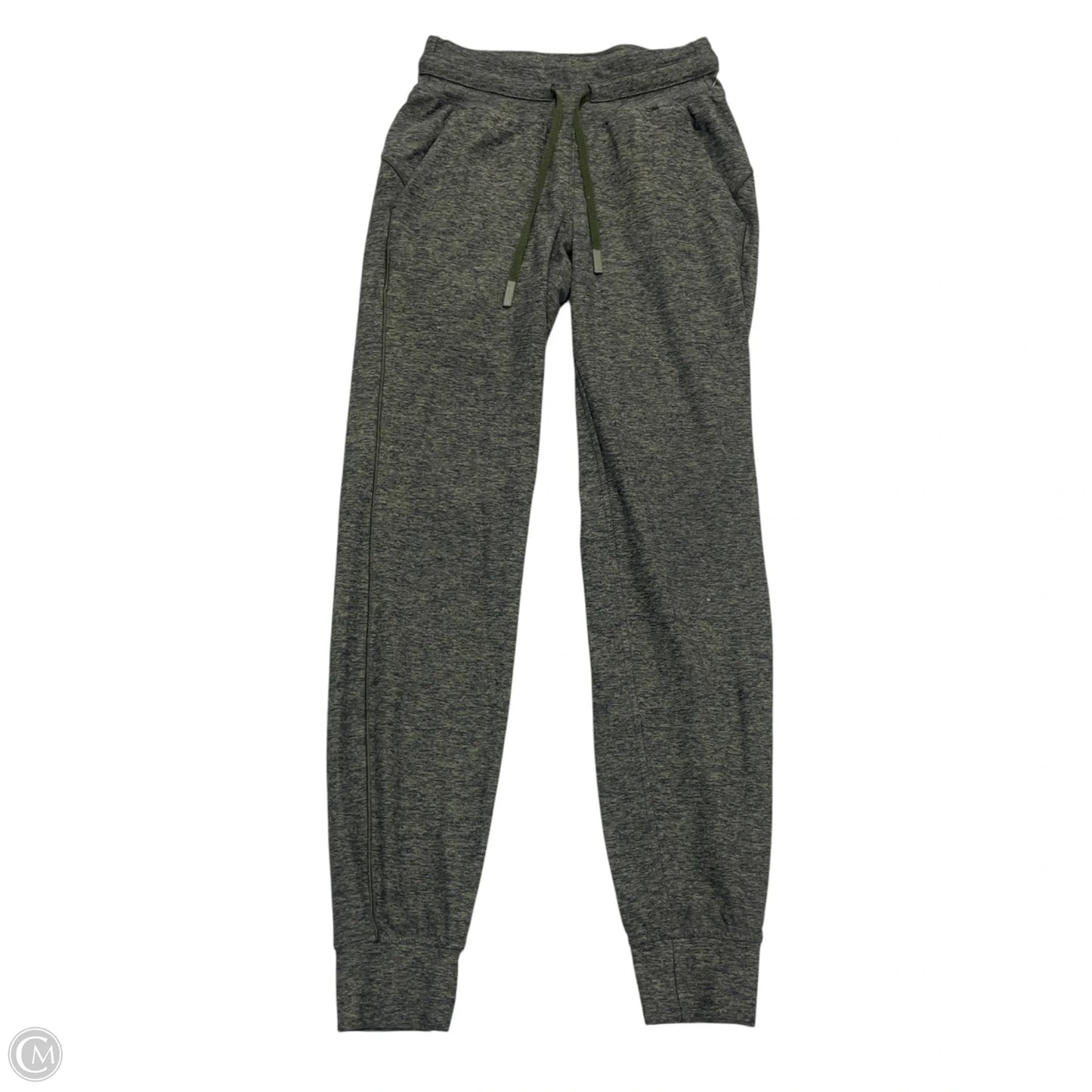 Athletic Leggings By Lululemon In Green, Size: Xs