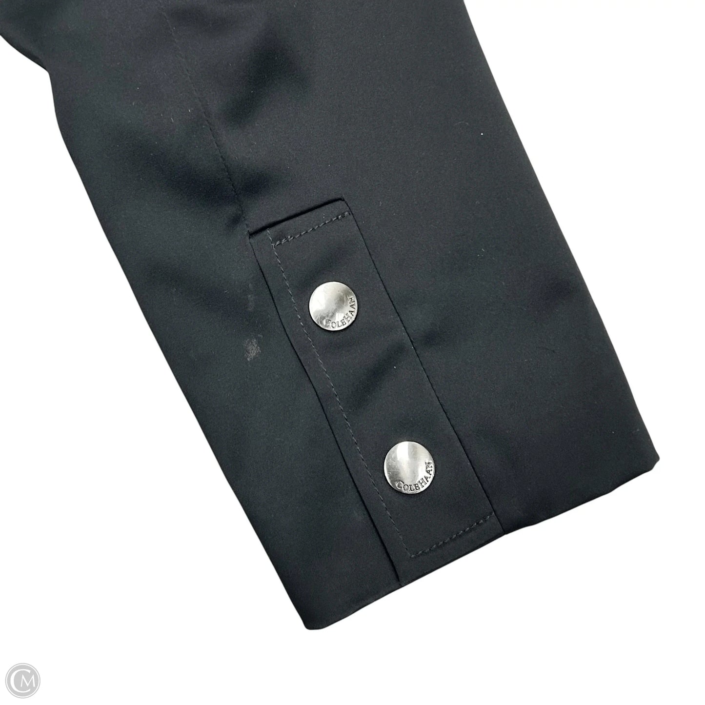Coat Trench Coat By Cole-haan In Black, Size: M
