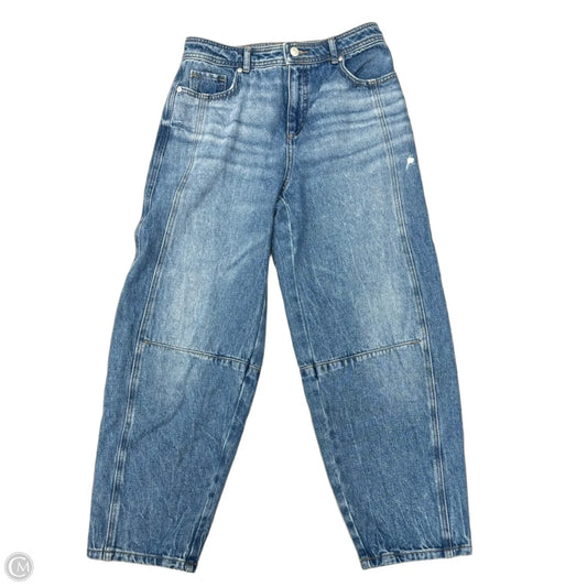 Jeans Cropped By Loft In Blue Denim, Size: 2