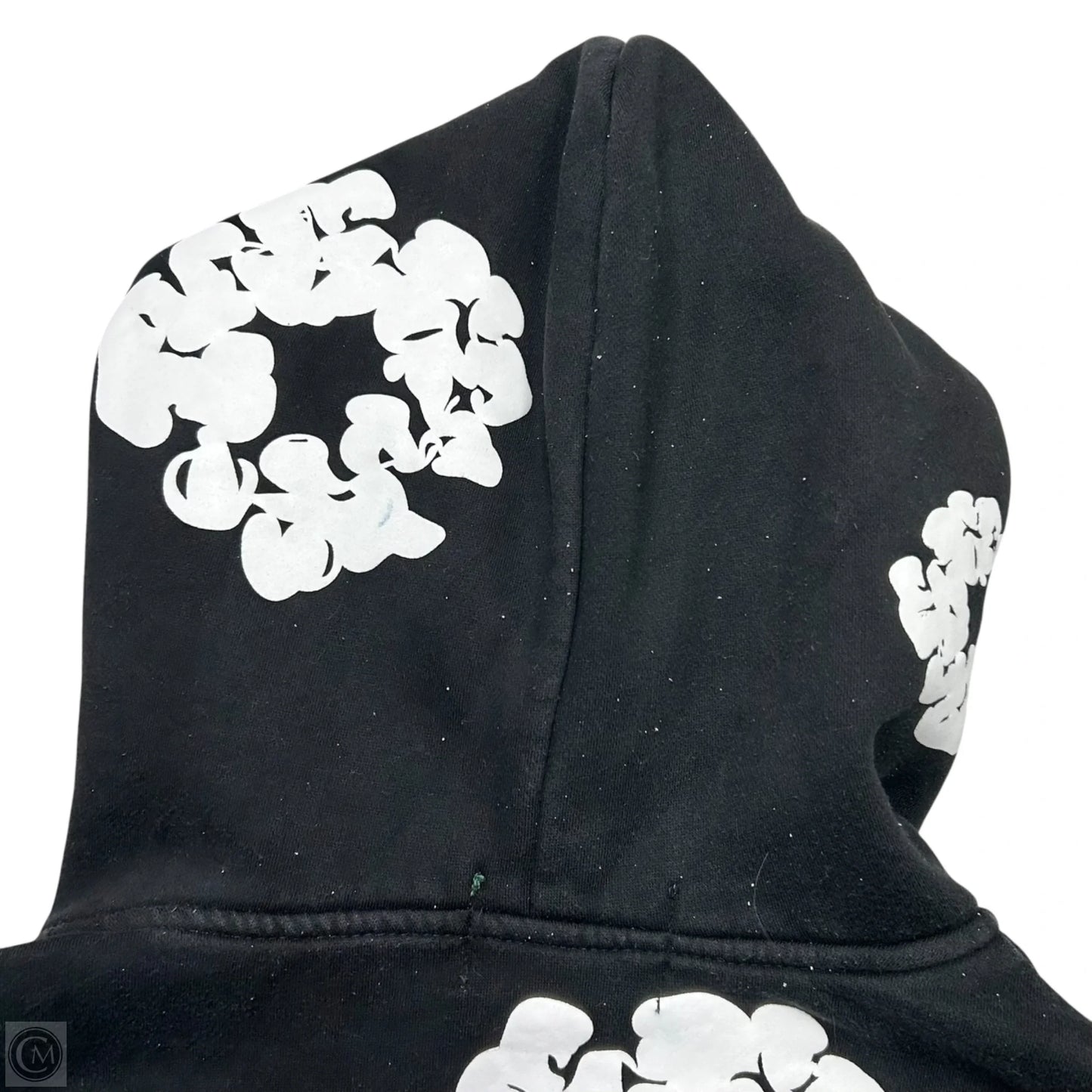 Sweatshirt Hoodie By Denim Tears In Black & White, Size: S