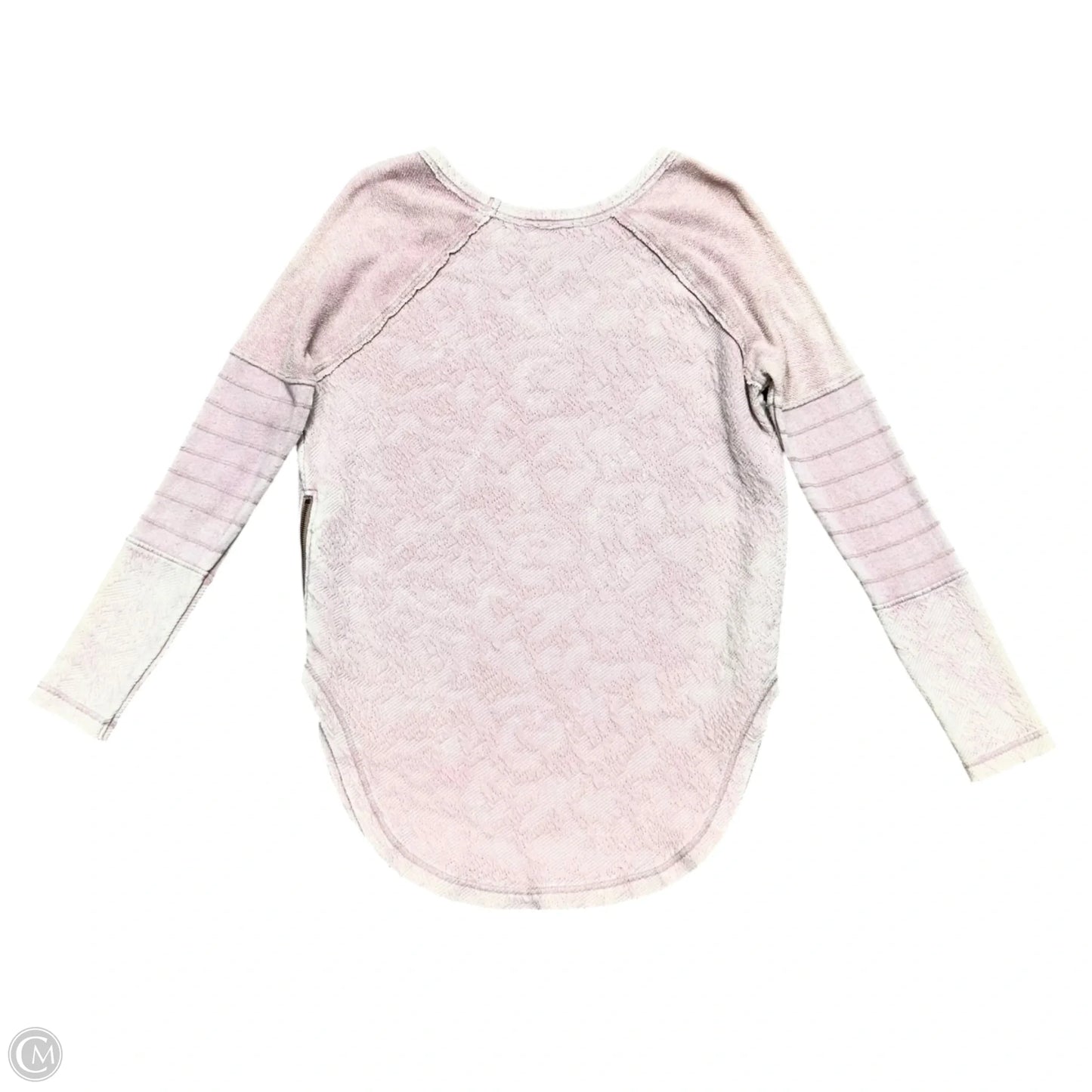 Top Long Sleeve By Free People In Pink, Size: S