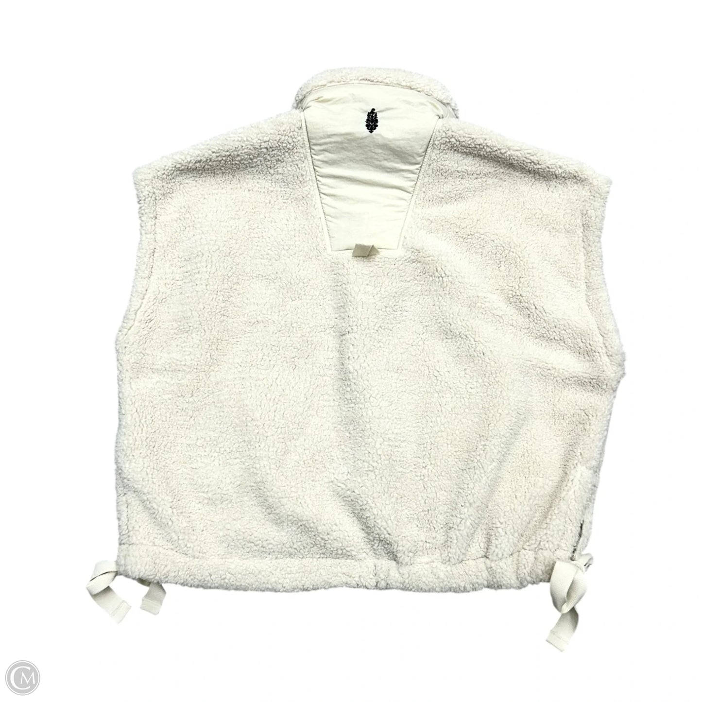 Vest Faux Fur & Sherpa By Free People In Cream, Size: S