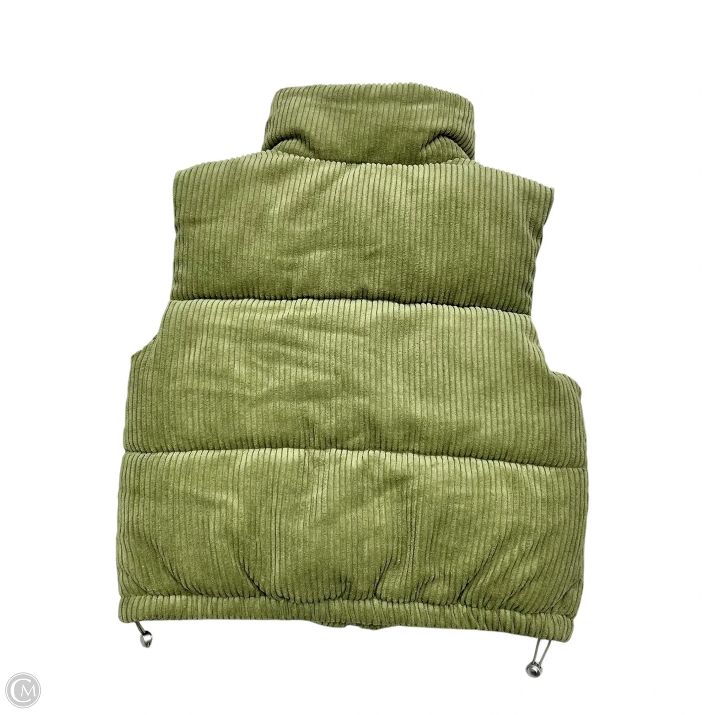 Vest Puffer & Quilted By 7 For All Mankind In Green, Size: Xs