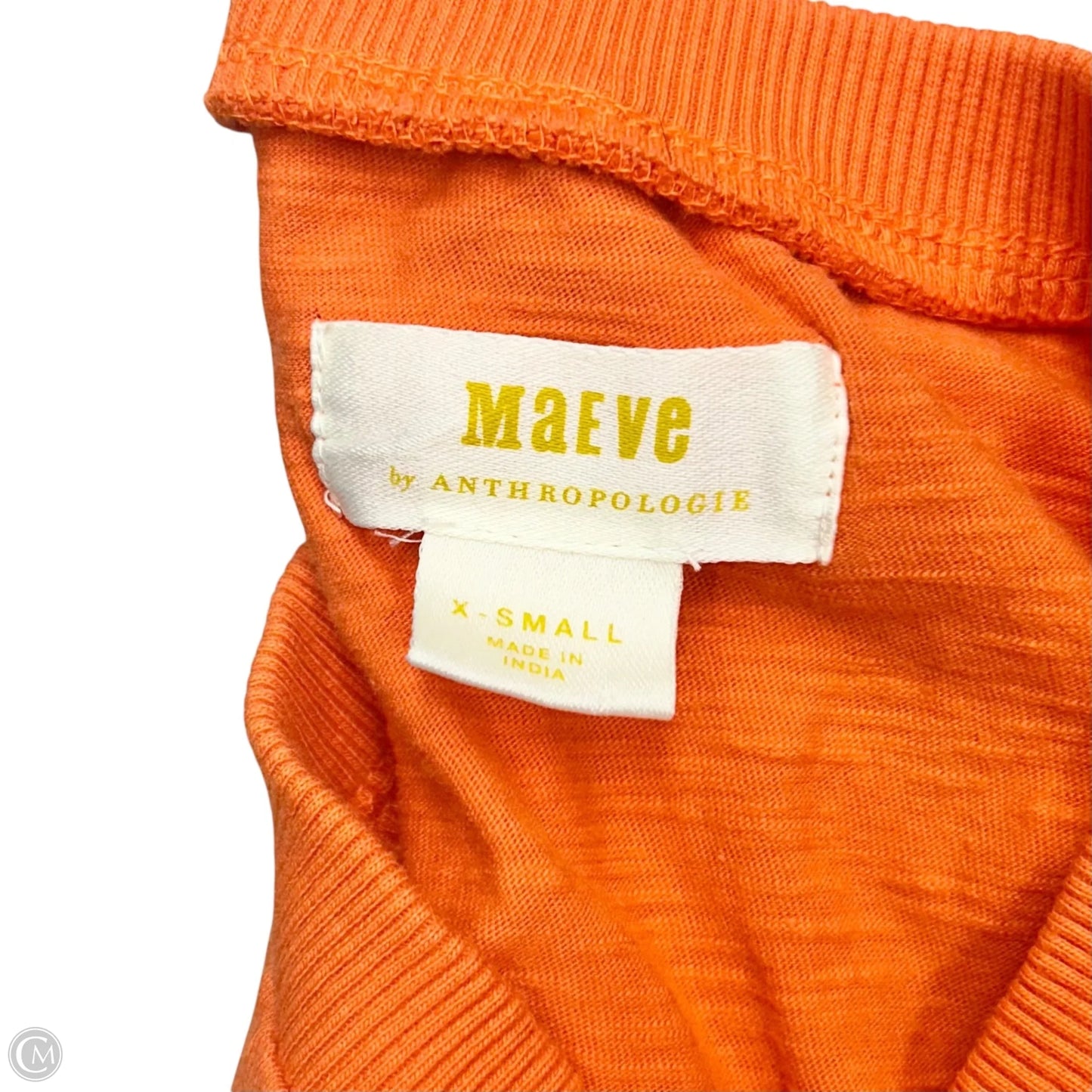Top Sleeveless By Maeve In Orange, Size: Xs