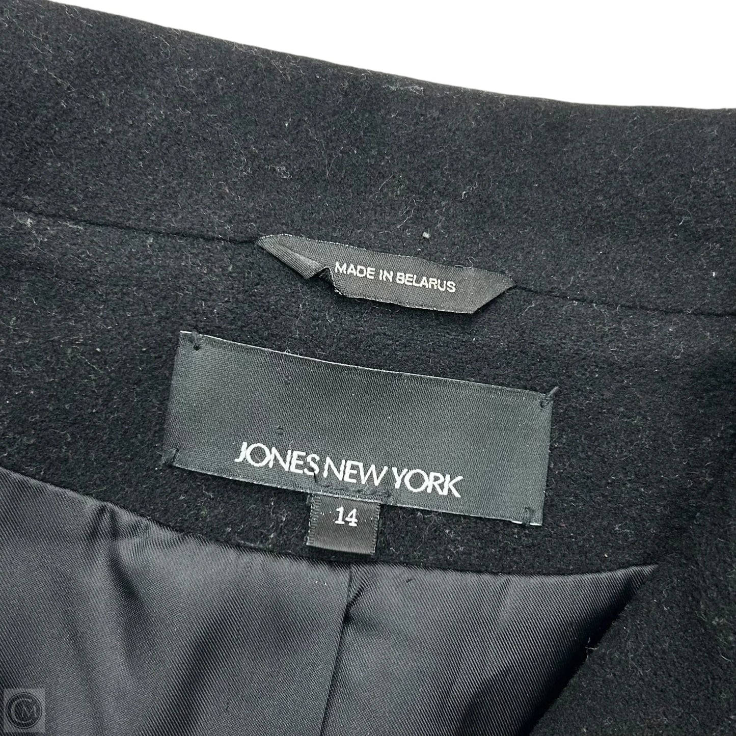 Coat Peacoat By Jones New York In Black, Size: Xl