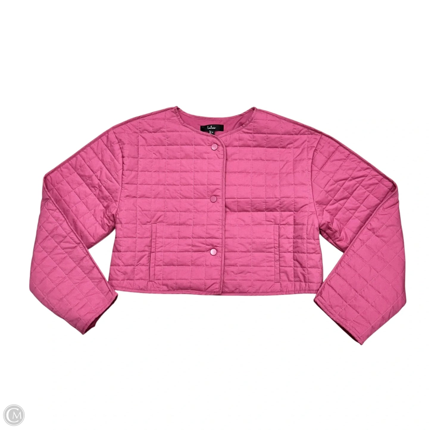 Jacket Puffer & Quilted By Lulus In Pink, Size: S