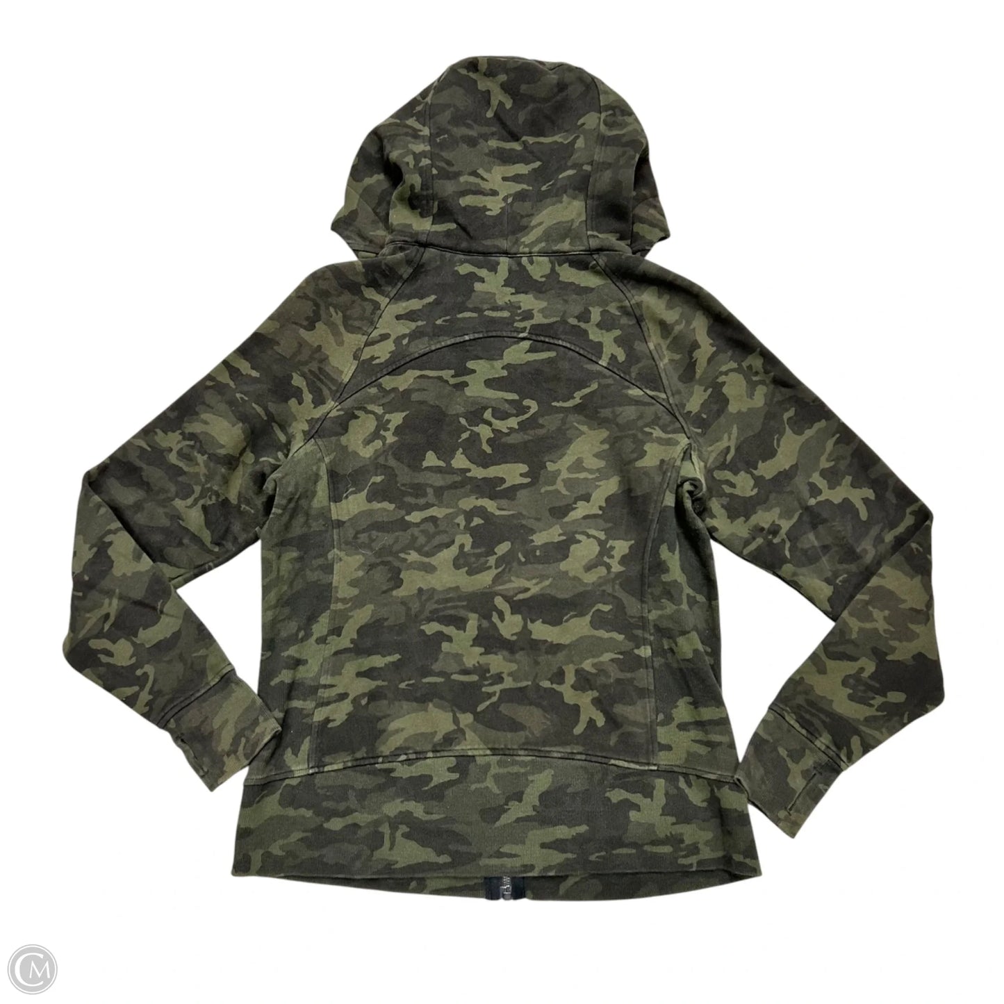 Athletic Jacket By Lululemon In Camouflage Print, Size: L