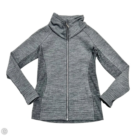 Athletic Jacket By Lululemon In Grey, Size: M