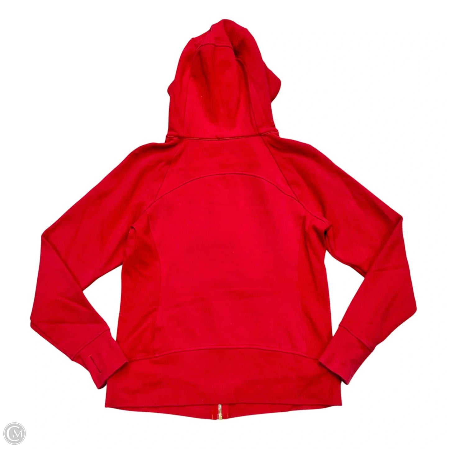Athletic Jacket By Lululemon In Red, Size: L