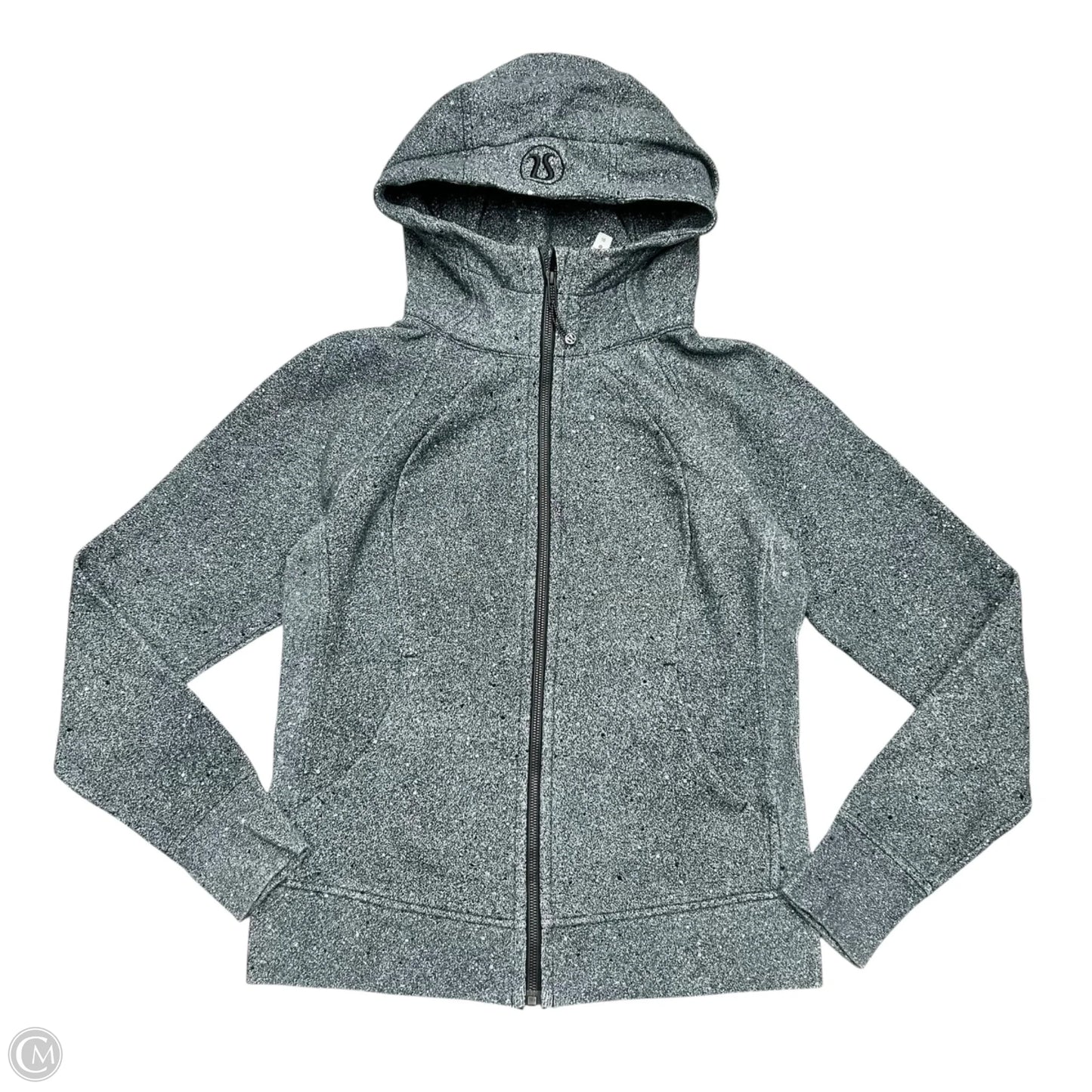Athletic Jacket By Lululemon In Grey, Size: M