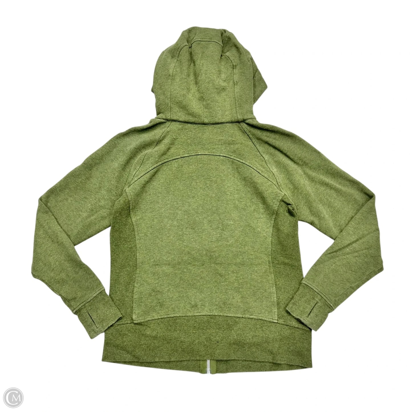 Athletic Jacket By Lululemon In Green, Size: L