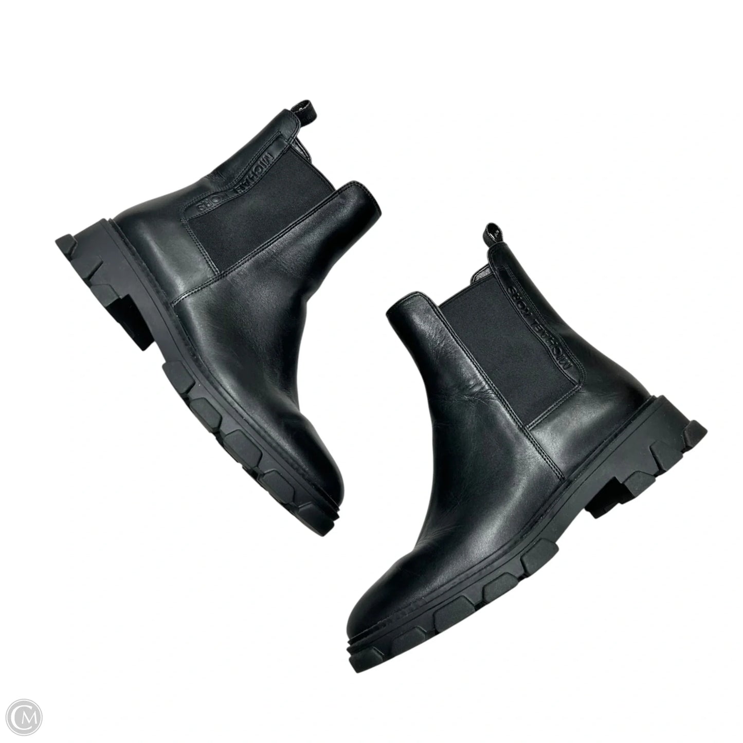 Boots Designer By Michael Kors In Black, Size: 8