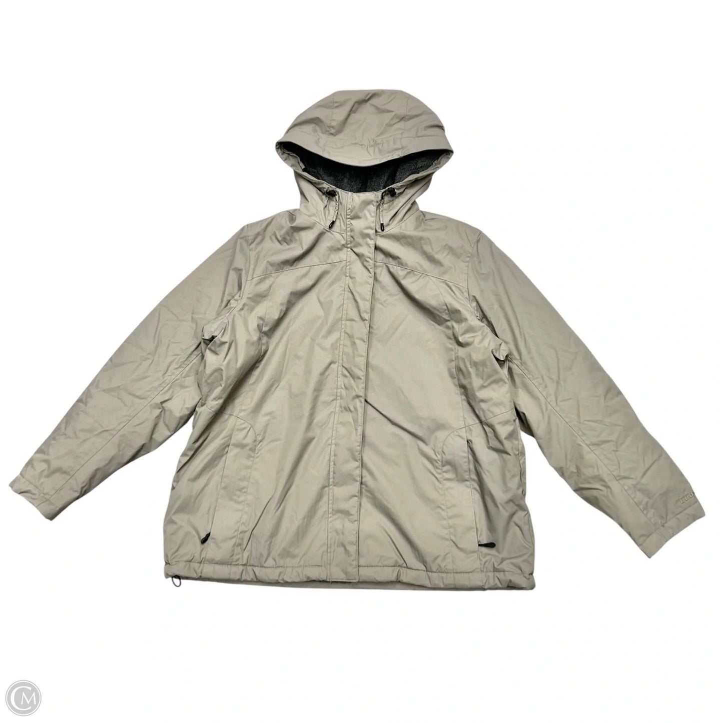 Coat Parka By L.l. Bean In Taupe, Size: 1x