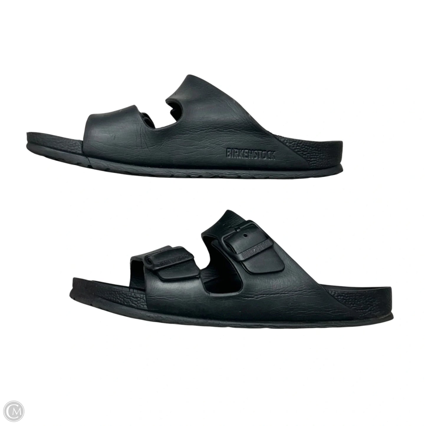 Sandals Flats By Birkenstock In Black, Size: 9
