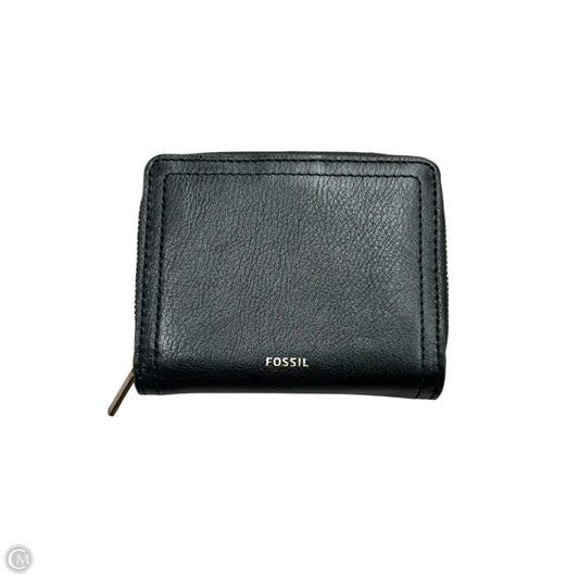 Wallet Leather By Fossil, Size: Small