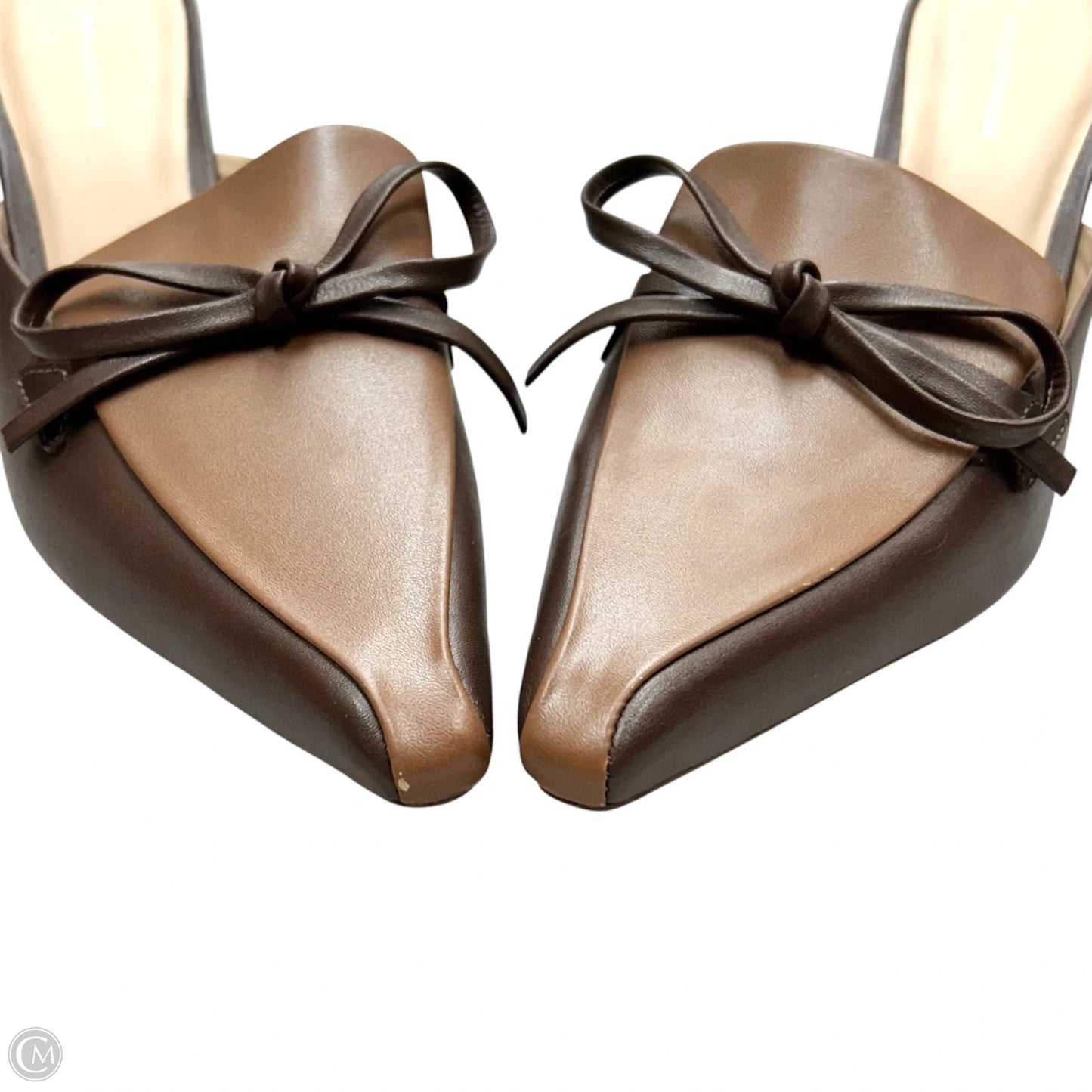 Shoes Heels Kitten By Anthropologie In Brown, Size: 6.5