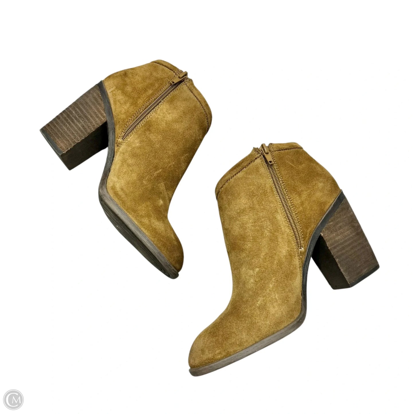 Boots Ankle Heels By Lucky Brand In Tan, Size: 8.5