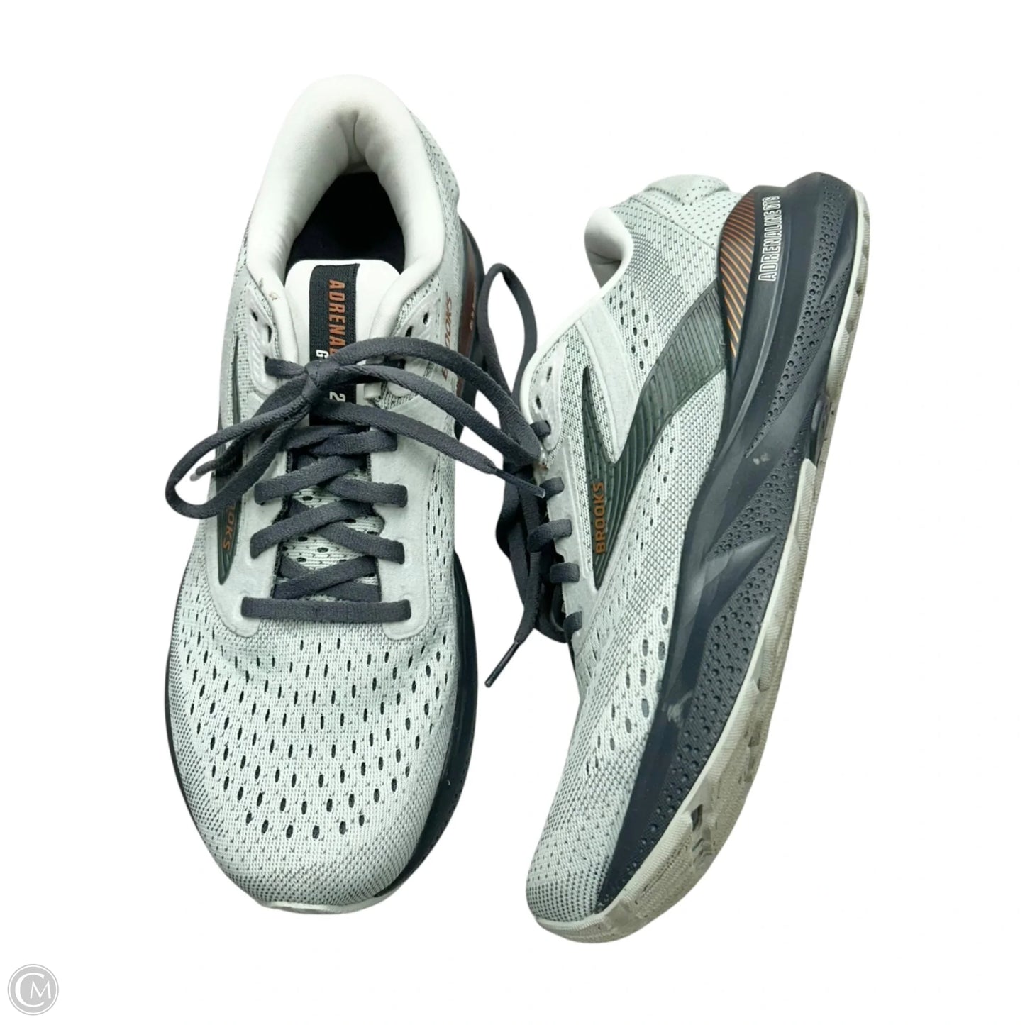 Shoes Athletic By Brooks In Blue & Grey, Size: 9