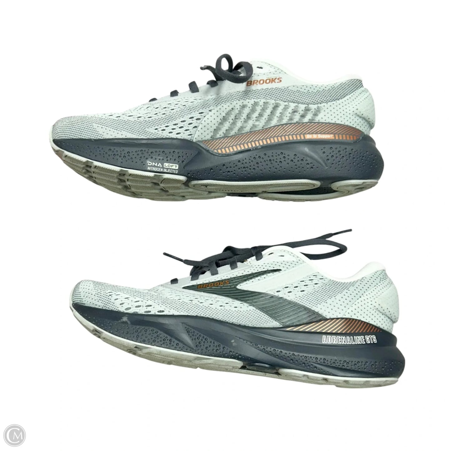 Shoes Athletic By Brooks In Blue & Grey, Size: 9