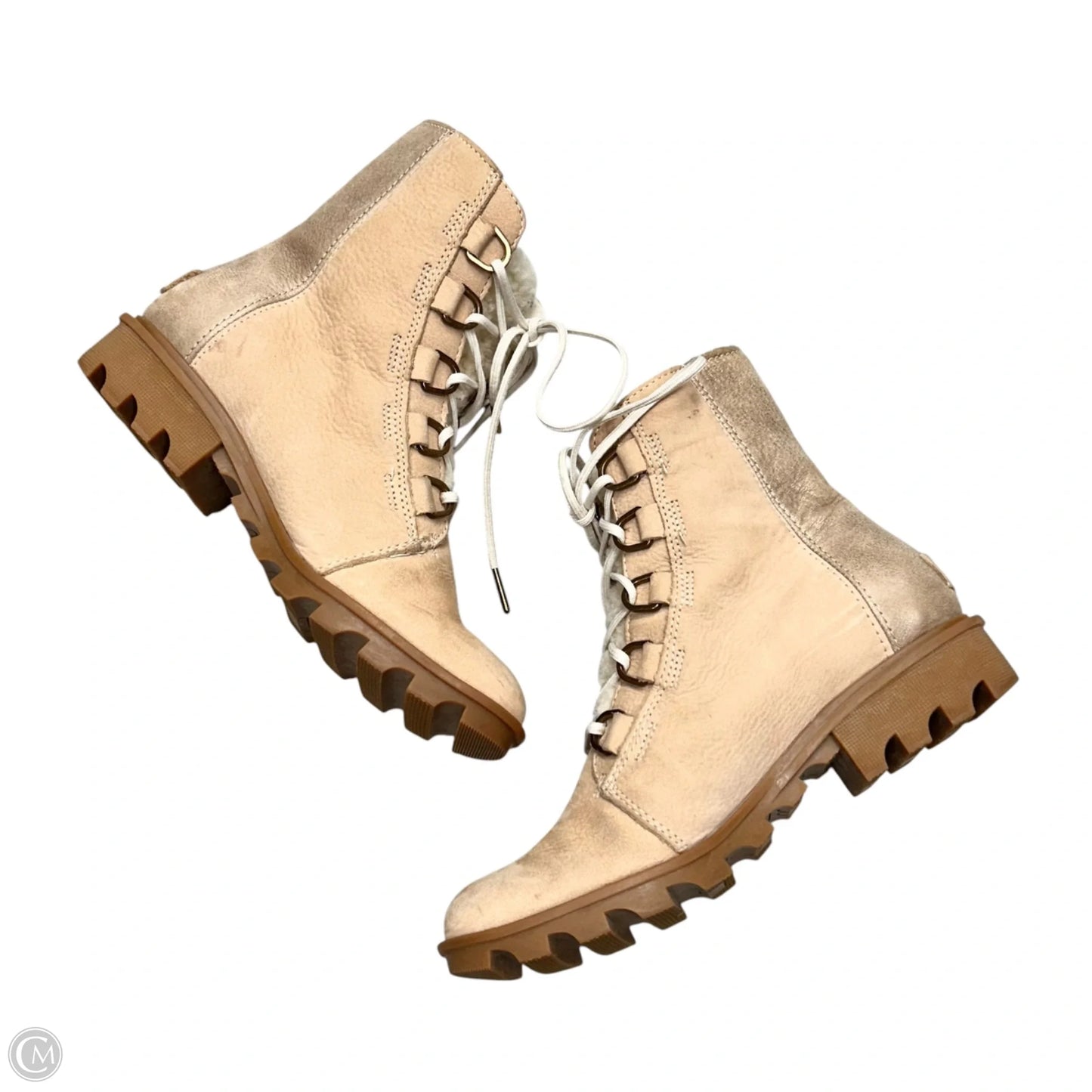 Boots Combat By Sorel In Cream, Size: 7.5