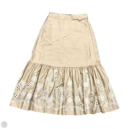Dress Casual Midi By Moon River In Tan, Size: S