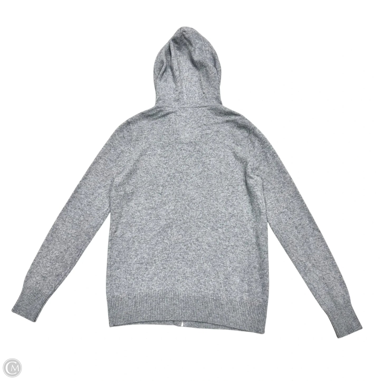 Sweatshirt Hoodie By Bloomingdales In Grey, Size: M