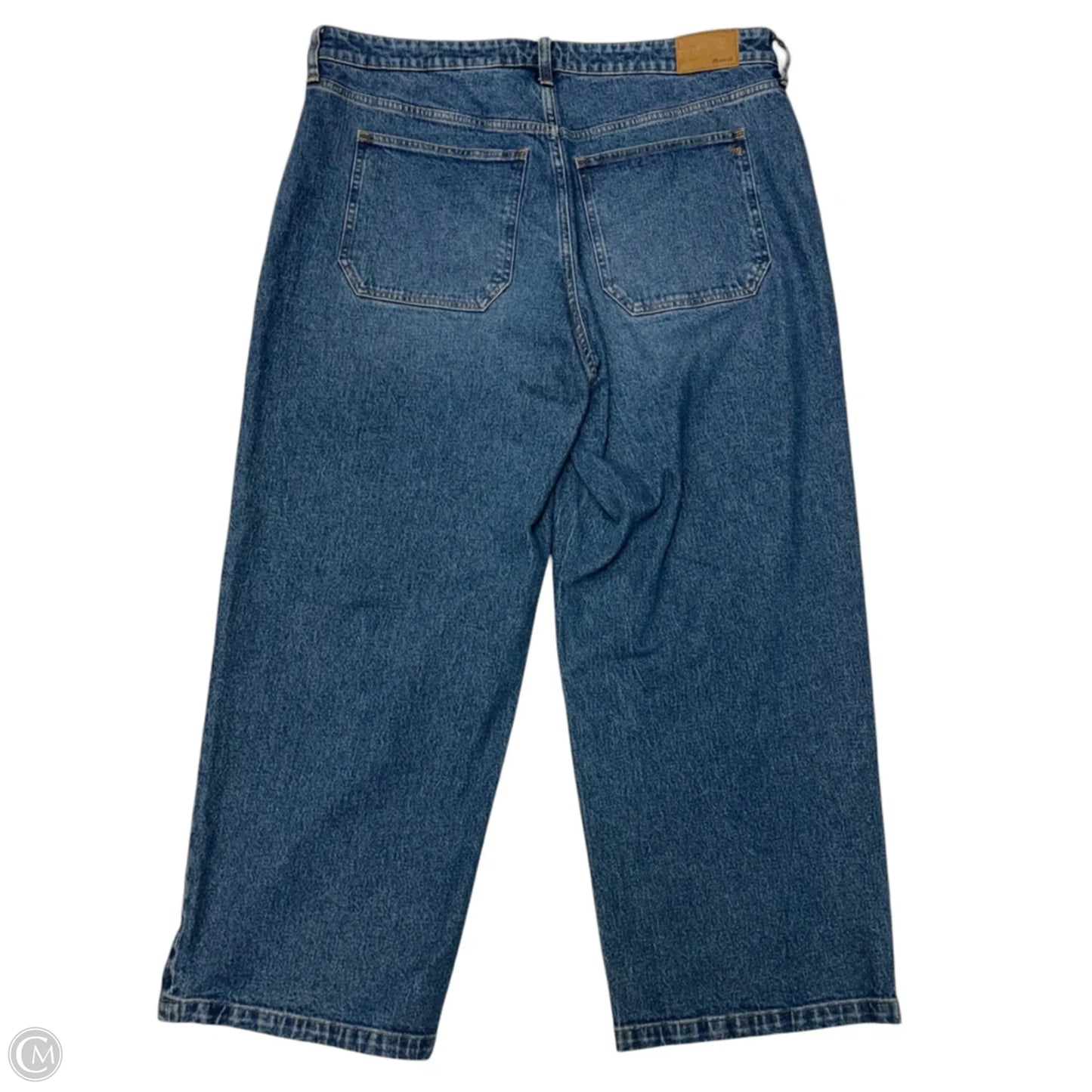 Jeans Wide Leg By Madewell In Blue Denim, Size: 16