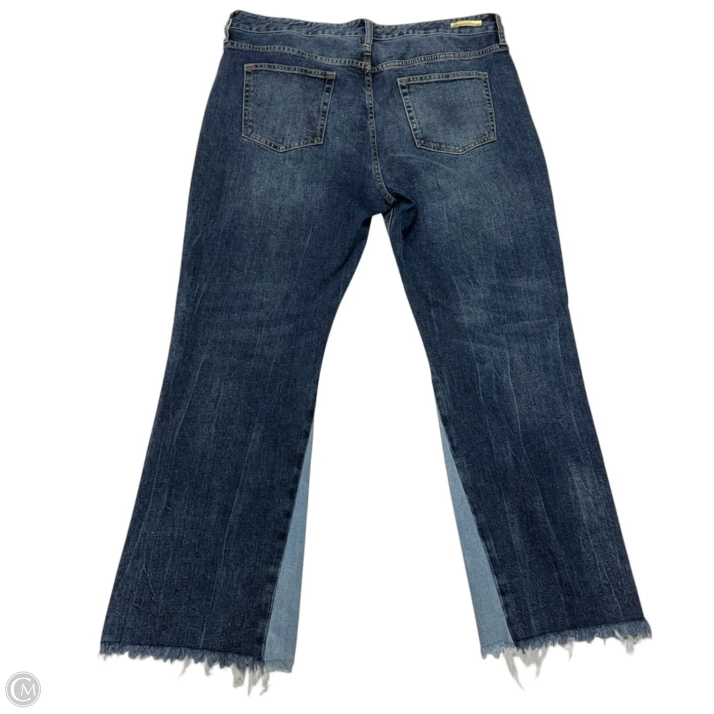 Jeans Straight By Pilcro In Blue Denim, Size: 14