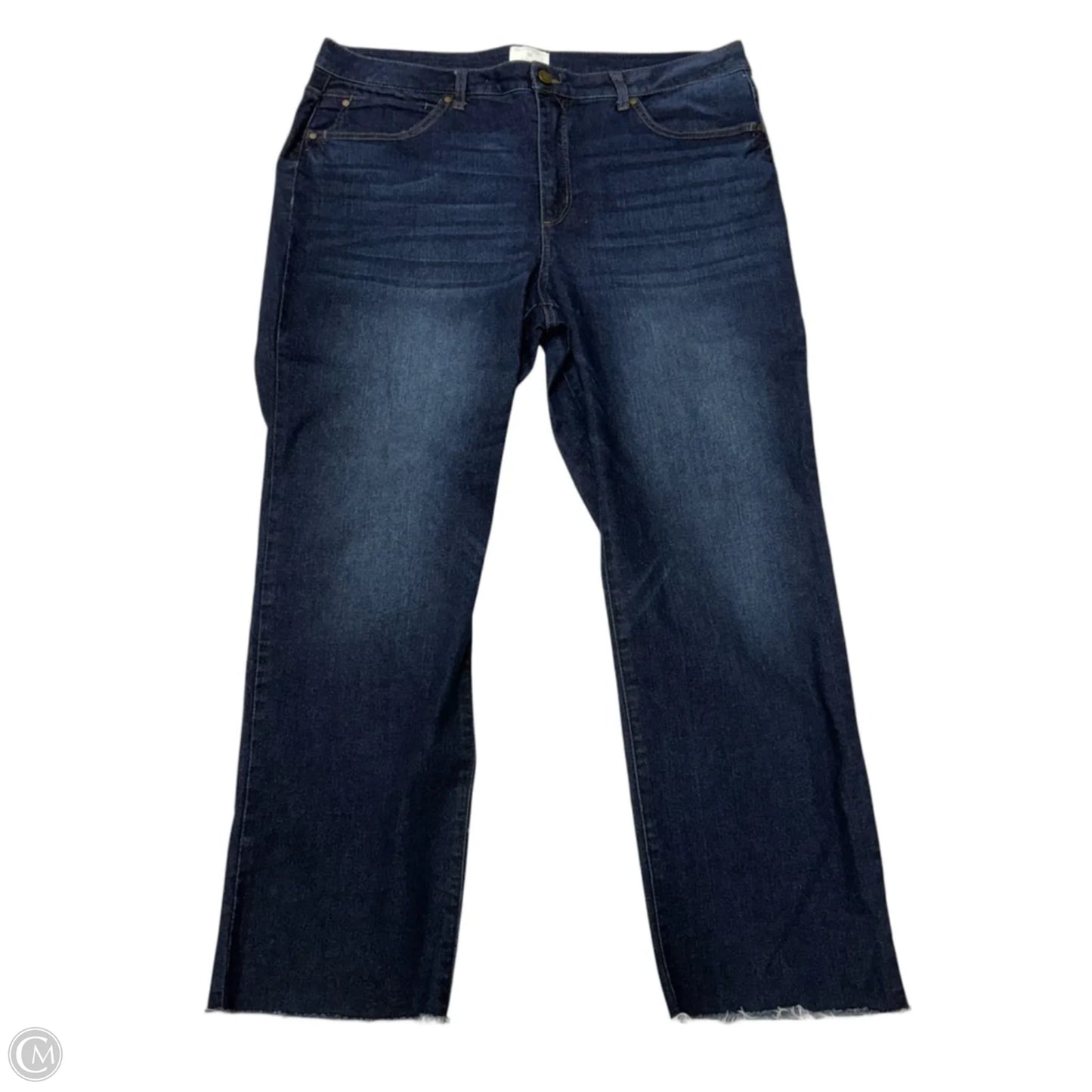 Jeans Straight By Caslon In Blue Denim, Size: 18