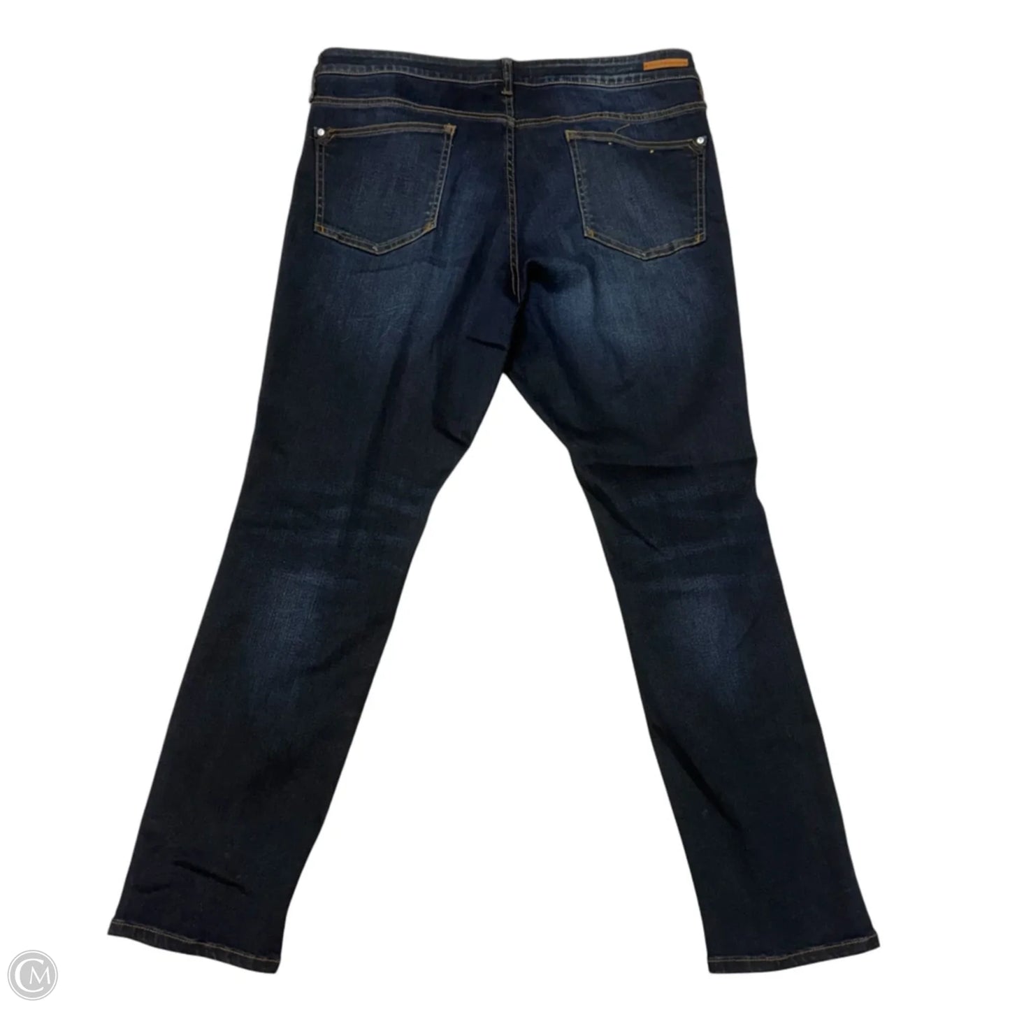 Jeans Skinny By Pilcro In Blue Denim, Size: 16