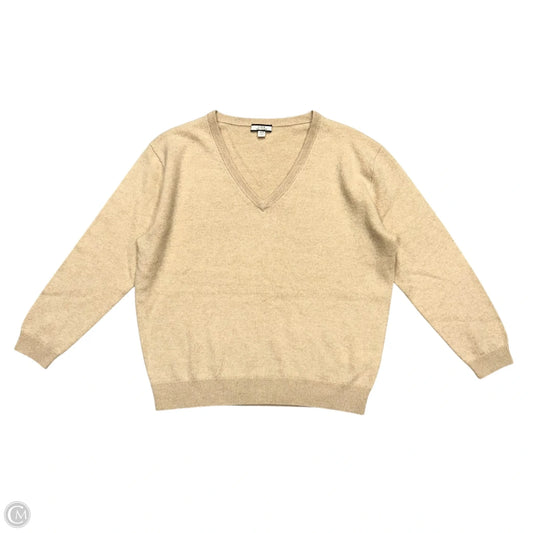 Sweater Cashmere By J. Crew In Tan, Size: Xxs