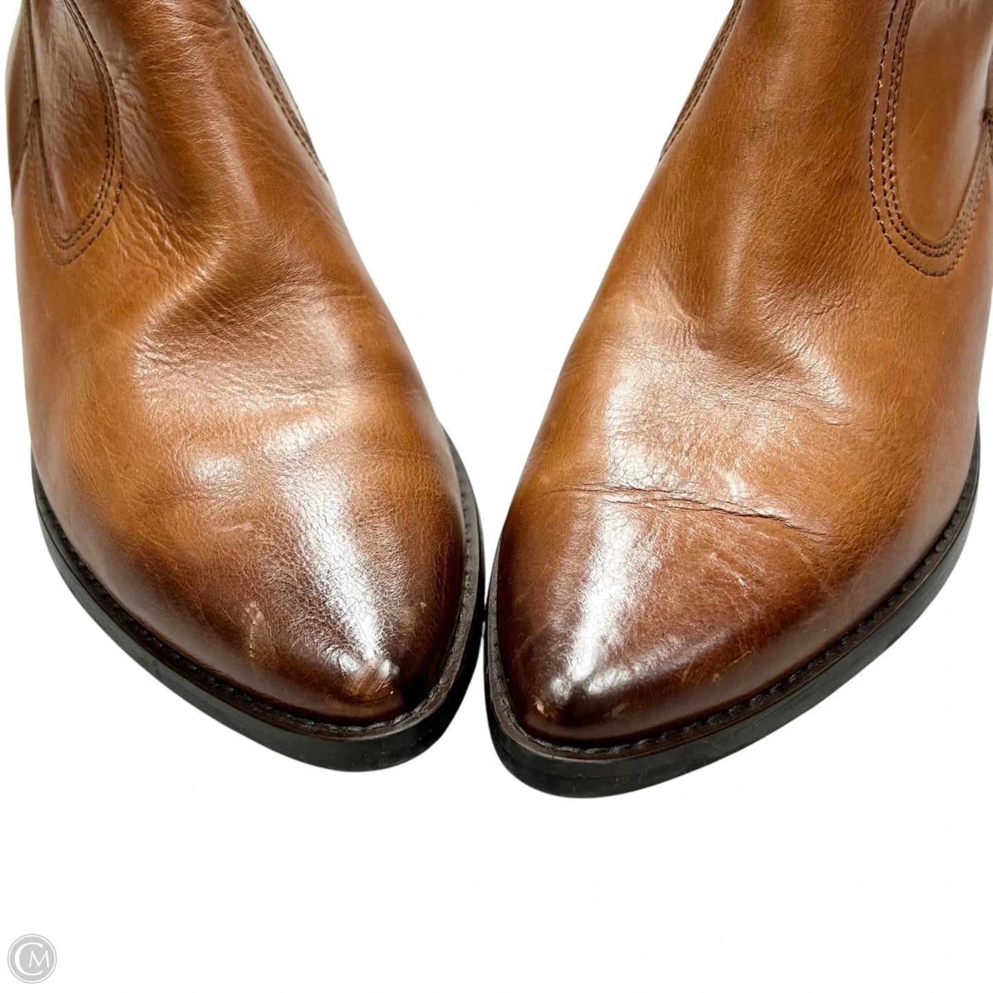 Boots Ankle Heels By Paul Green In Tan, Size: 7