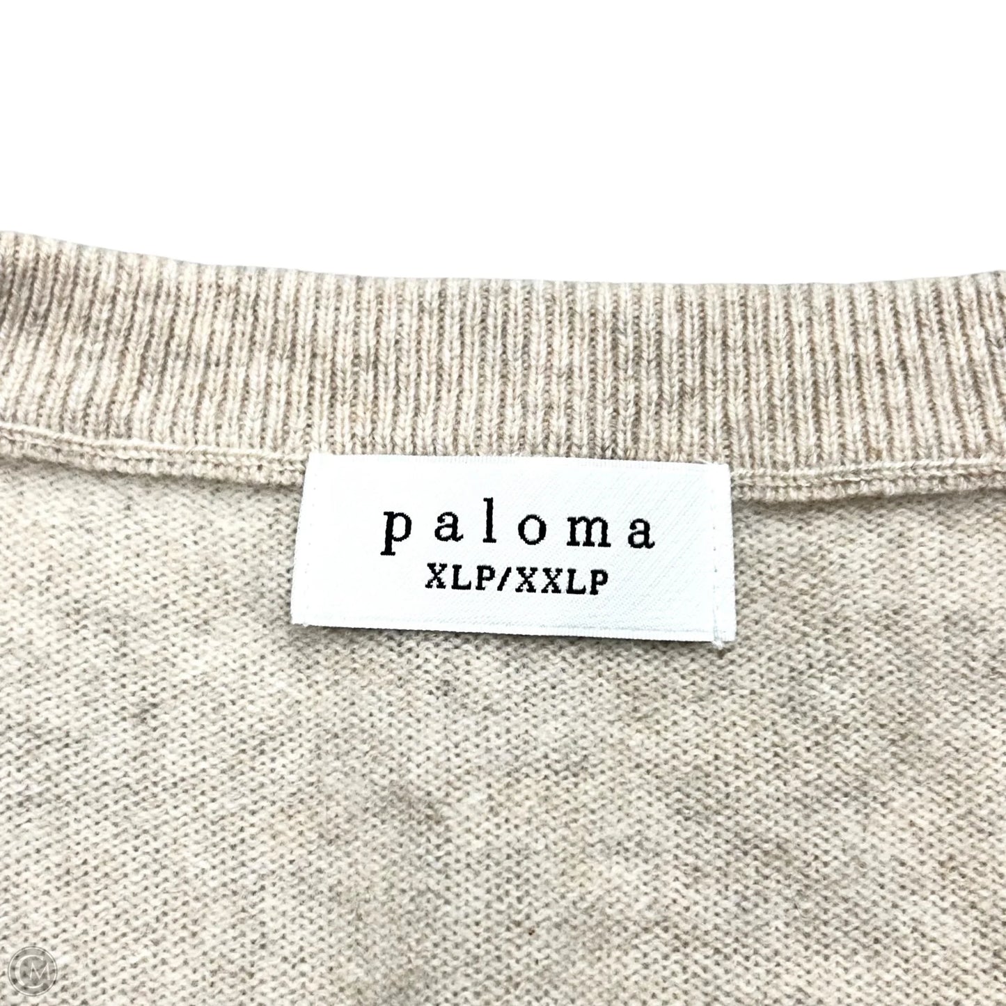Sweater Cashmere By Paloma In Tan, Size: Xlp