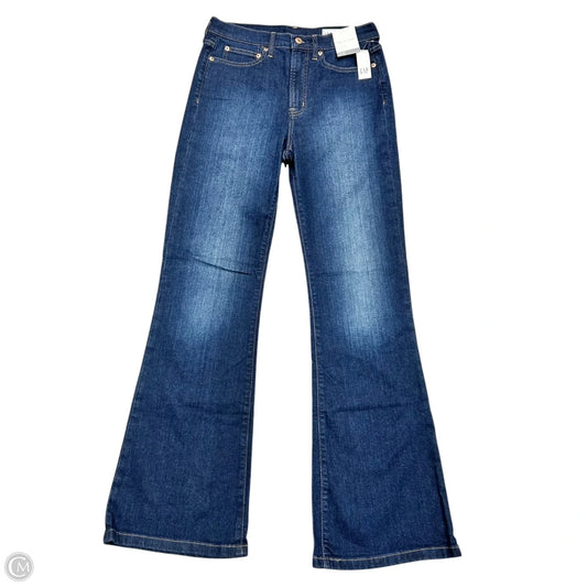 Jeans Boot Cut By Gap In Blue Denim, Size: 8