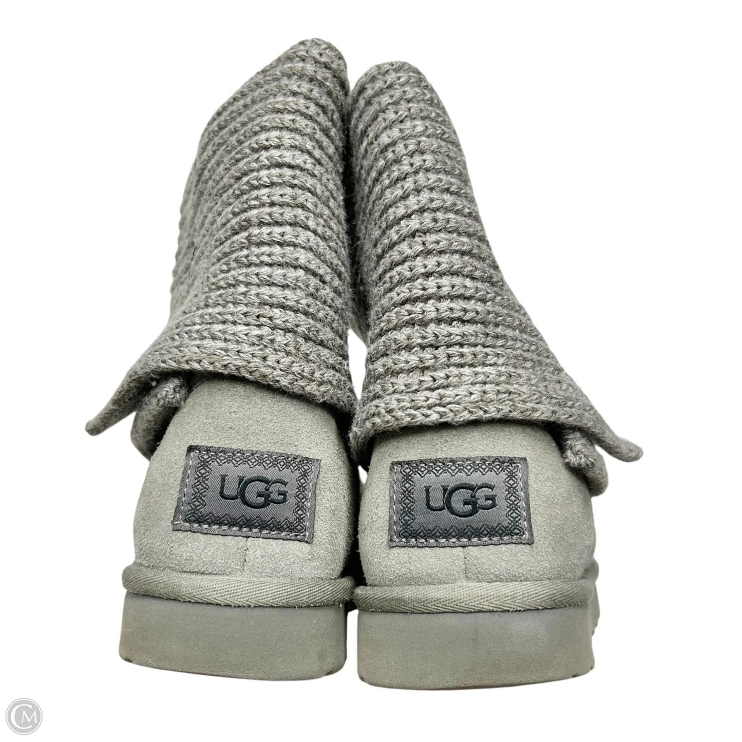 Boots Designer By Ugg In Grey, Size: 6