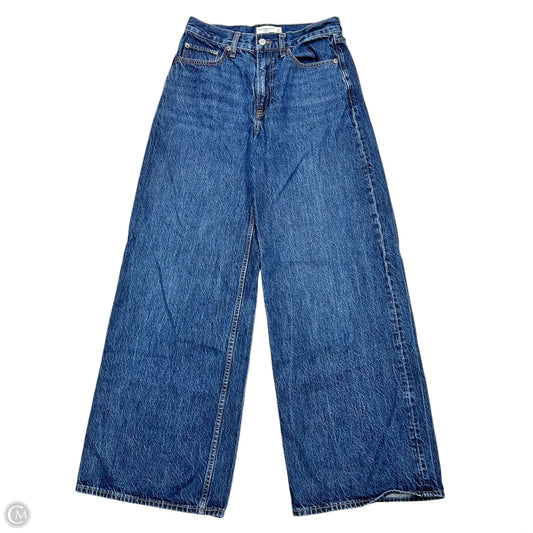 Jeans Straight By Abercrombie And Fitch In Blue Denim, Size: 2