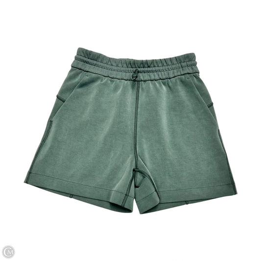 Athletic Shorts By Lululemon In Green, Size: Xs