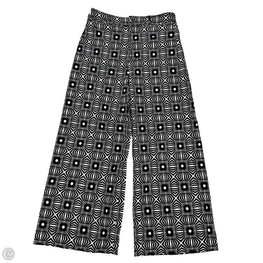 Pants Wide Leg By Maeve In Black & White, Size: 8