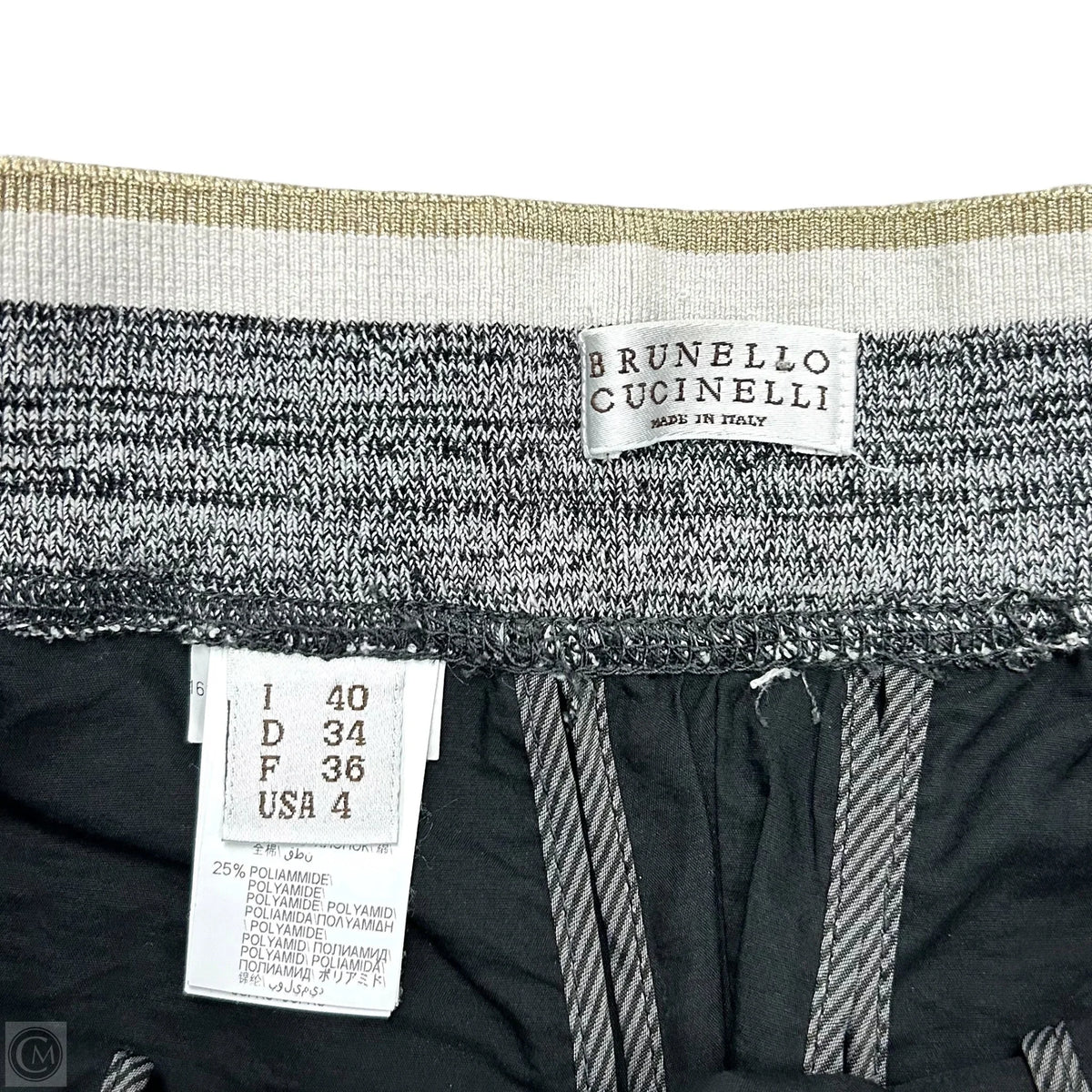 Pants Designer By Brunello Cucinelli In Grey, Size: 4