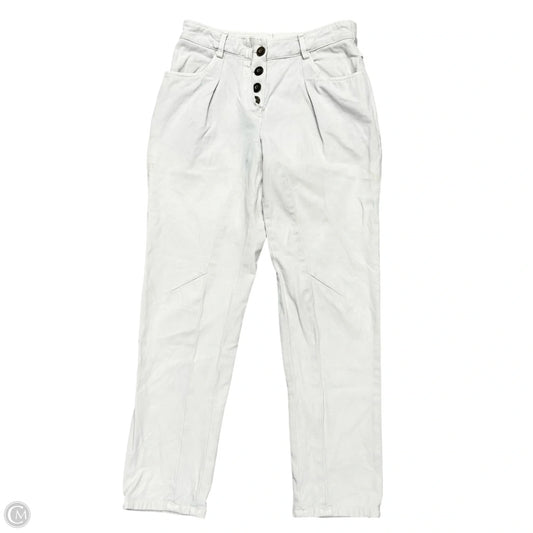 Pants Designer By Brunello Cucinelli In Off White, Size: 4