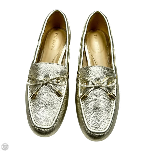 Shoes Flats By Talbots In Gold, Size: 5.5