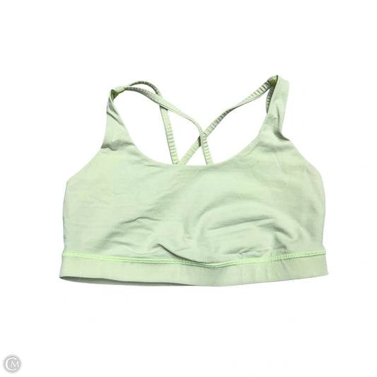 Athletic Bra By Lululemon In Green, Size: M