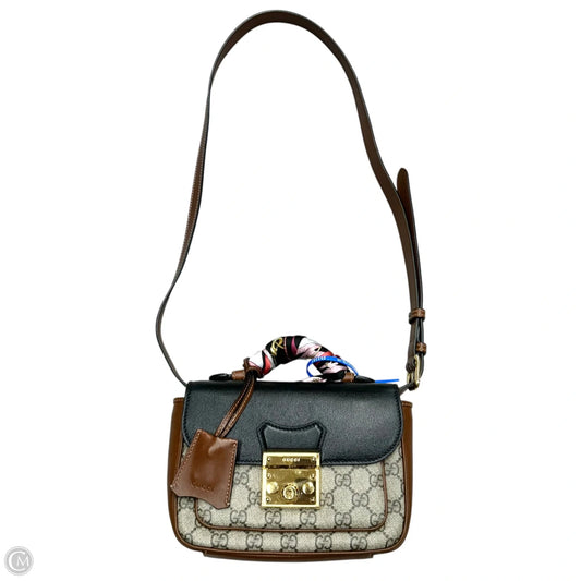 Crossbody Luxury Designer By Gucci, Size: Small