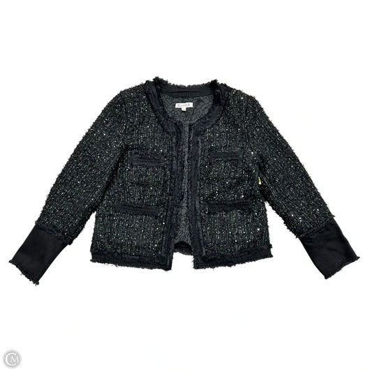 Blazer By Nanette By Nanette Lepore In Black & Silver, Size: L