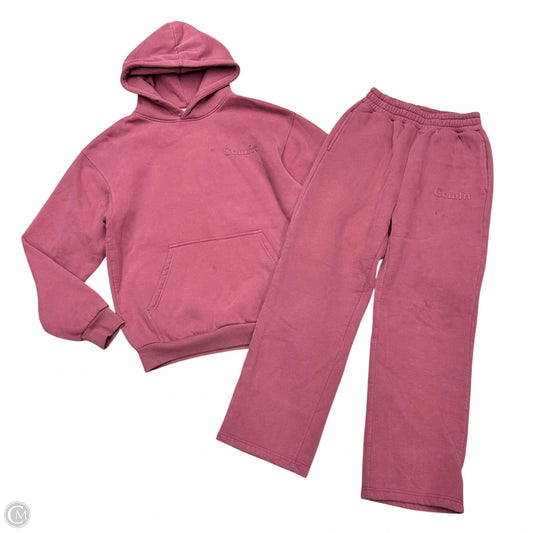 Athletic Pants 2pc By Comfrt In Purple, Size: S