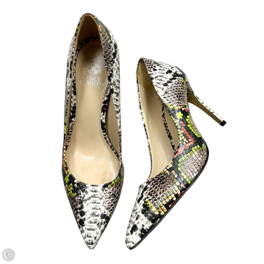 Shoes Heels Stiletto By Vince Camuto In Snakeskin Print, Size: 7.5