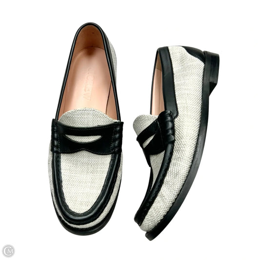 Shoes Flats By J. Crew In Black & Grey, Size: 7.5