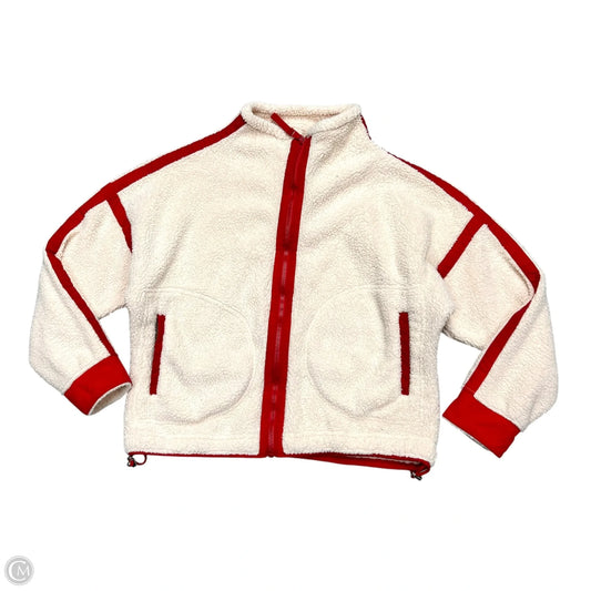 Jacket Faux Fur & Sherpa By Panadila In Pink & Red, Size: S