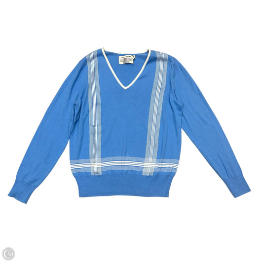 Top Long Sleeve Designer By Tory Burch In Blue, Size: Xl